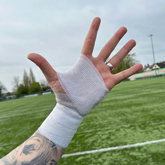 GKW23W Keeper iD Pro Wrap Wrist Protection Tape 7.5cm (White)