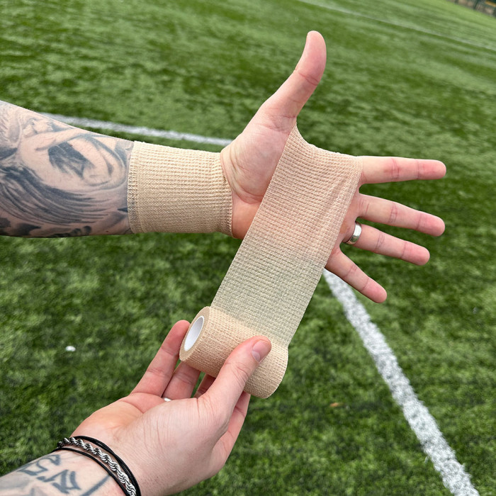GKW23S Keeper iD Pro Wrap Wrist Protection Tape 7.5cm (Beige)