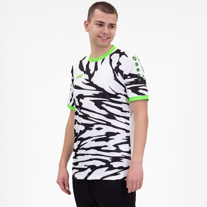  4242-014 JAKO Animal GK Jersey SS White/Neo Green 