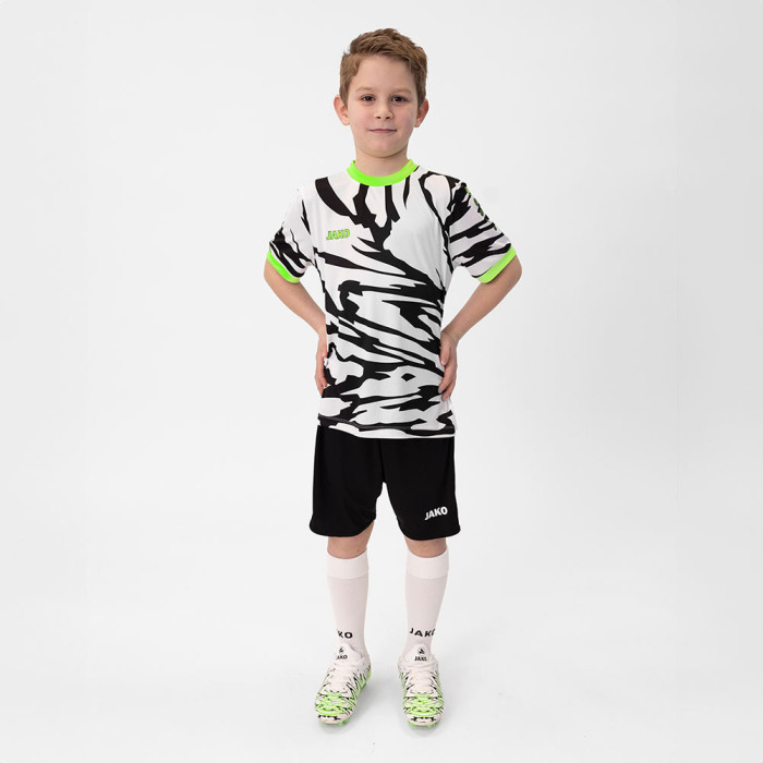  4242-014J JAKO Animal GK Jersey SS Junior White/Neo Green 