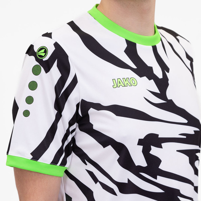  4242-014J JAKO Animal GK Jersey SS Junior White/Neo Green 