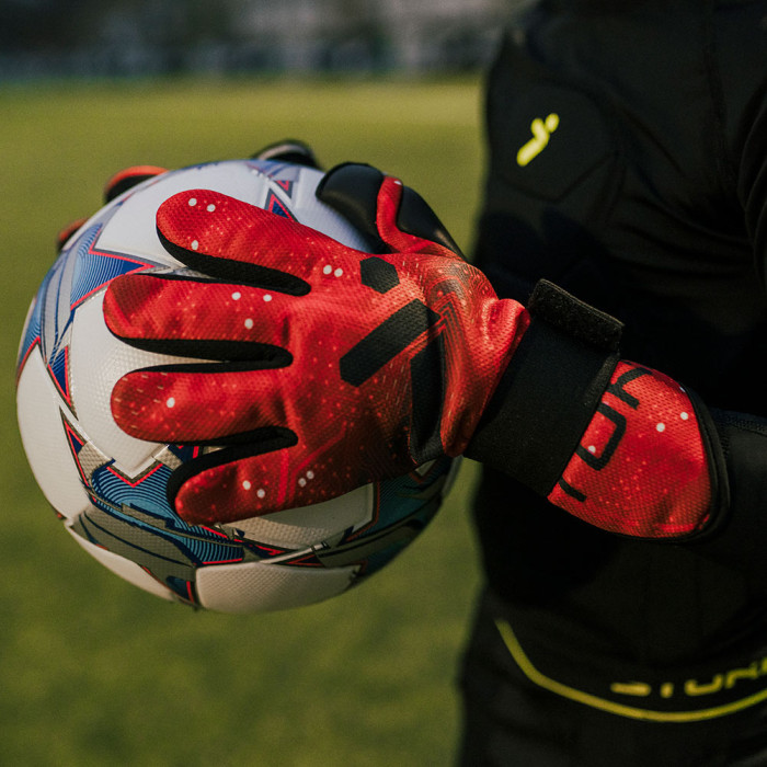 Storelli Challenger Red Digital Junior Goalkeeper Gloves red