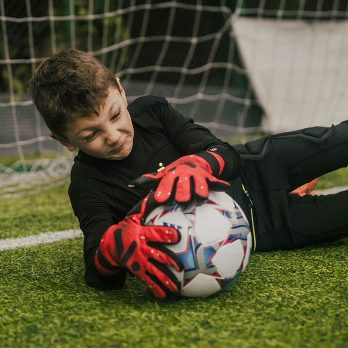 Storelli Challenger Red Digital Junior Goalkeeper Gloves red