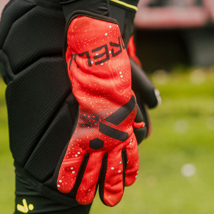 Storelli Challenger Red Digital Junior Goalkeeper Gloves red