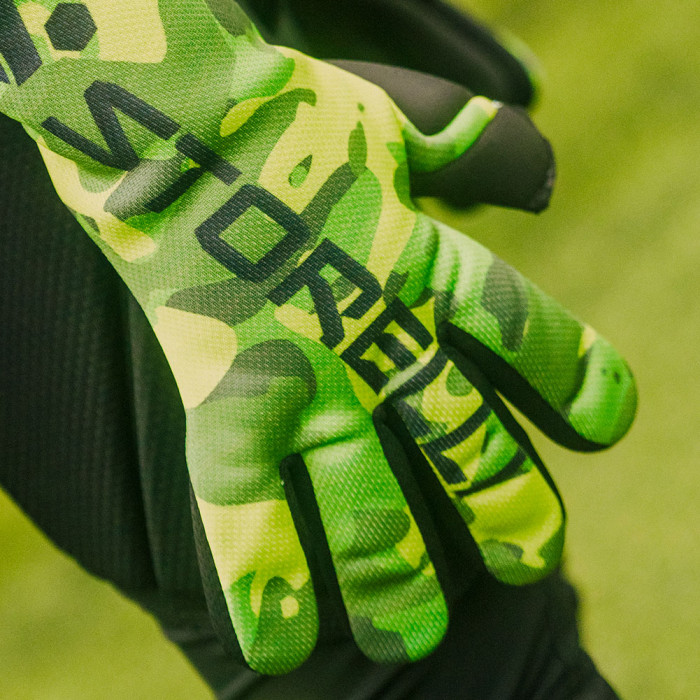 Storelli Challenger Green Camo Junior Goalkeeper Gloves green