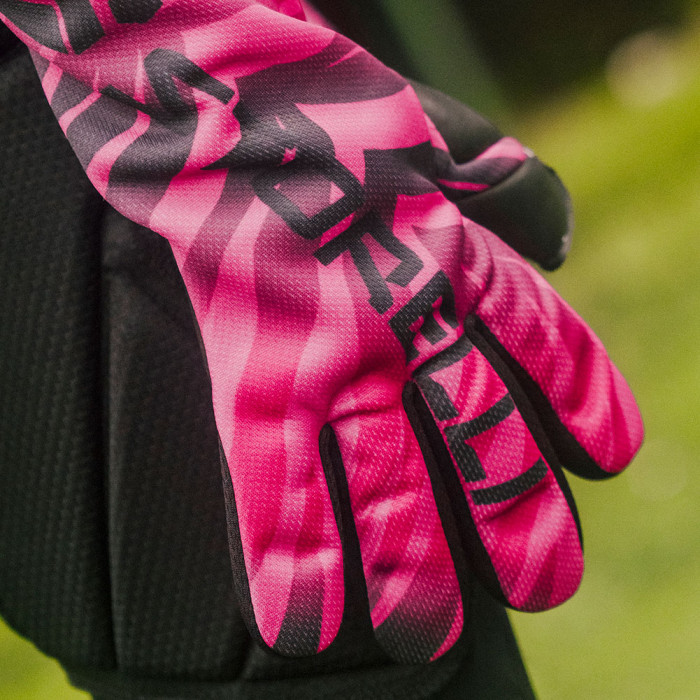 Storelli Challenger Pink Tiger Junior Goalkeeper Gloves Pink