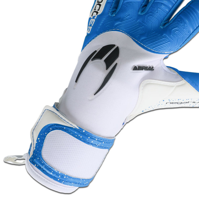 520353J HO Soccer Aerial Negative Junior Goalkeeper Gloves White/Blue