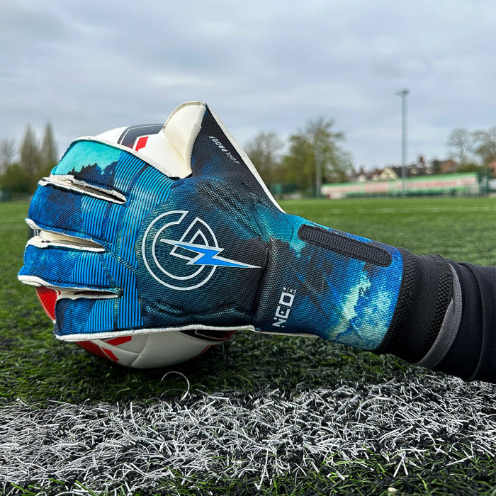 GP00124 Keeper iD Goalproof FORCE Goalkeeper Gloves Storm Blue