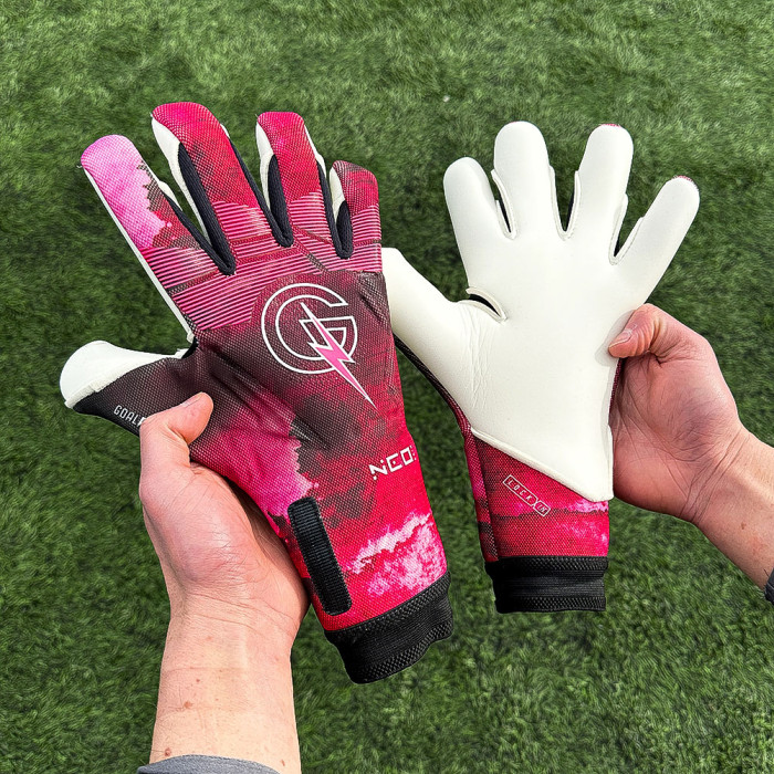 GP00224 Keeper iD Goalproof ZENNITH Goalkeeper Gloves Power Pink 