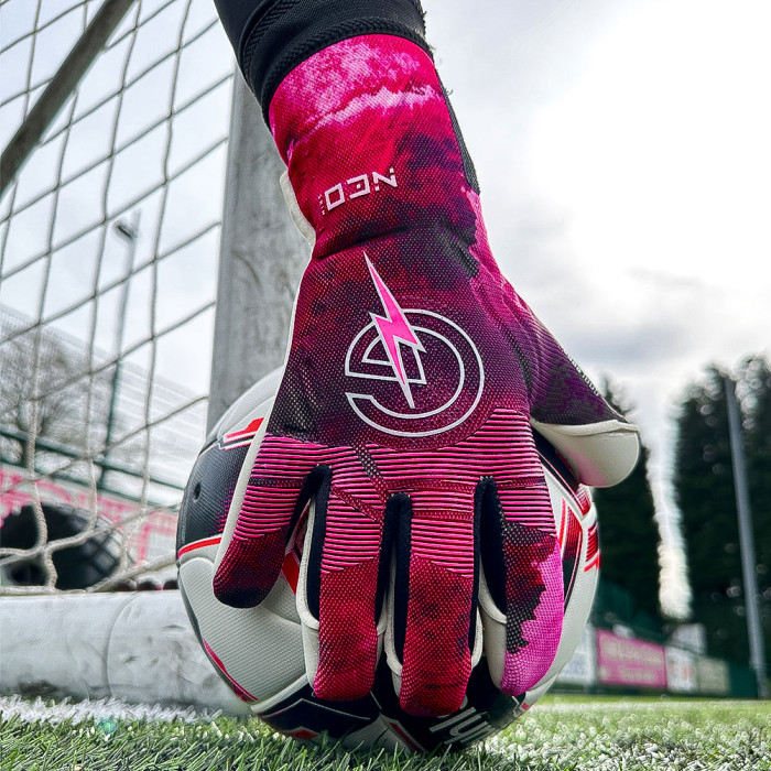 GP00224 Keeper iD Goalproof ZENNITH Goalkeeper Gloves Power Pink 