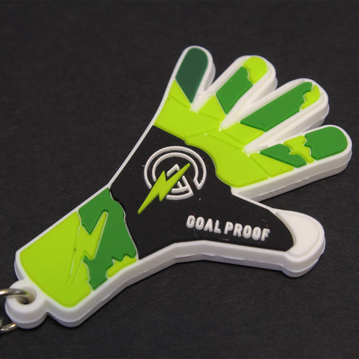 GPK003 Keeper iD Goalproof ENERGY Mini Glove Keyring Flash Lime