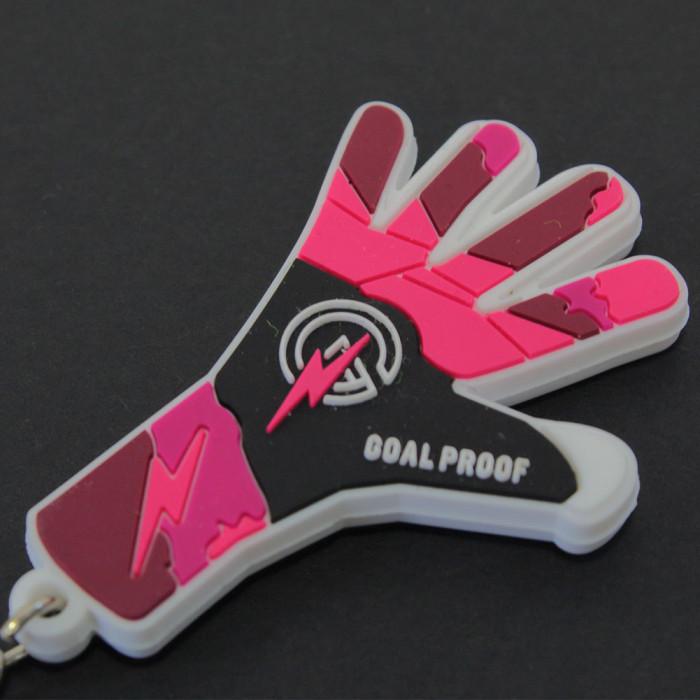 GPK002 Keeper iD Goalproof ZENNITH Mini Glove Keyring Power Pink