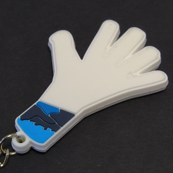 GPK001 Keeper iD Goalproof FORCE Mini Glove Keyring Storm Blue