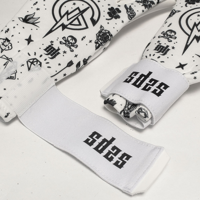  GPI002 Keeper iD Goalproof INK Goalkeeper Gloves White/Tattoo Navy 