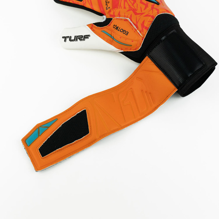  EGTI191 Rinat EGOTIKO VENGADOR TURF Junior Goalkeeper Gloves Orange/W