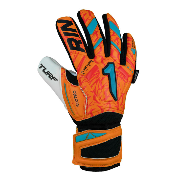  EGTI191 Rinat EGOTIKO VENGADOR TURF Junior Goalkeeper Gloves Orange/W