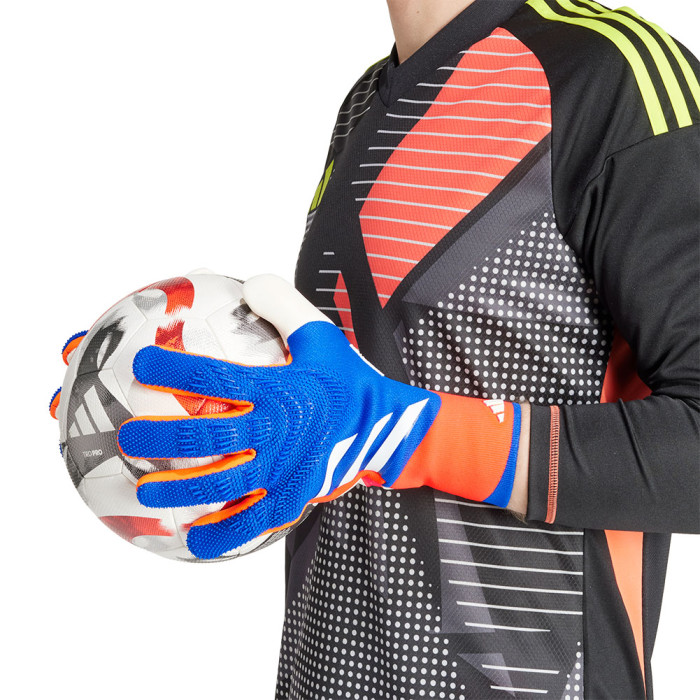 IS7587 adidas Predator Pro EURO 2024 Goalkeeper Gloves Lucid Blue