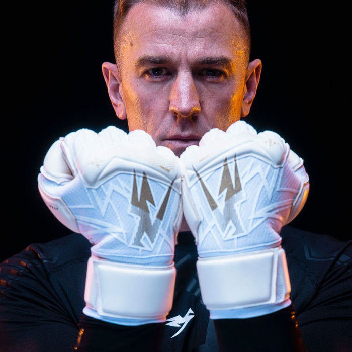 Kaliaaer Joe Hart JHPro 1.3 Junior Goalkeeper Gloves White/Gold