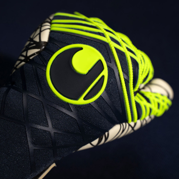 Uhlsport Prediction Ultragrip HN Goalkeeper Gloves navy/fluo yellow