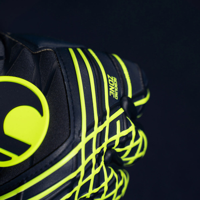 Uhlsport Prediction Absolutgrip HN Goalkeeper Gloves navy/fluo yellow