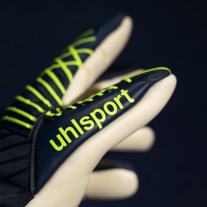Uhlsport Prediction Absolutgrip HN Goalkeeper Gloves navy/fluo yellow