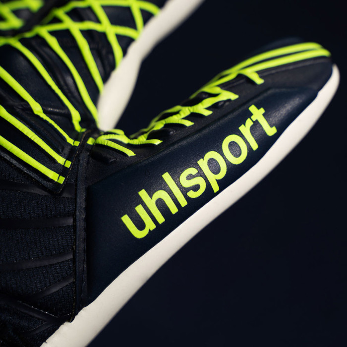 Uhlsport Prediction Supersoft HN Goalkeeper Gloves navy/fluo yellow