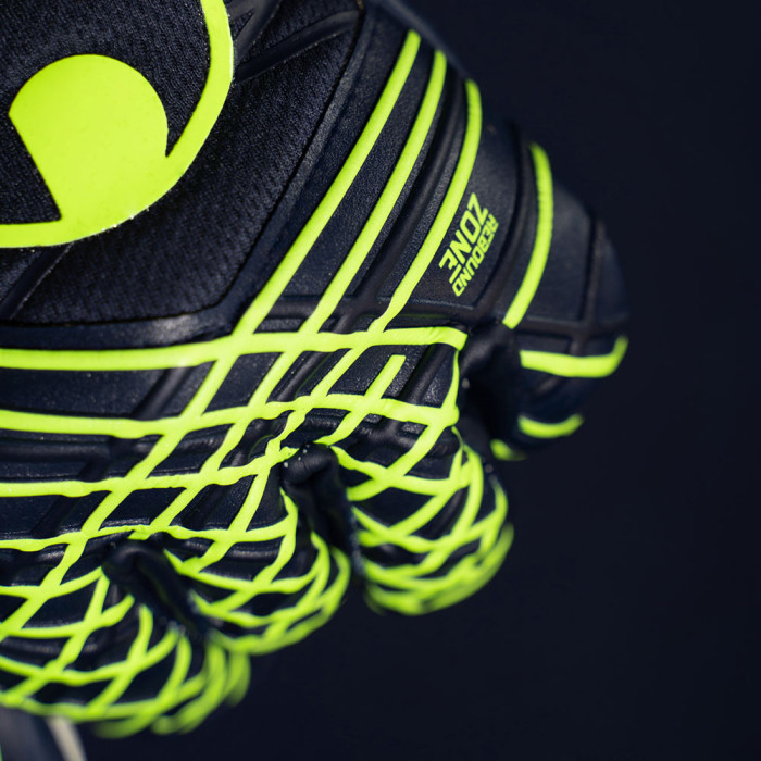 Uhlsport Prediction Supersoft HN Goalkeeper Gloves navy/fluo yellow