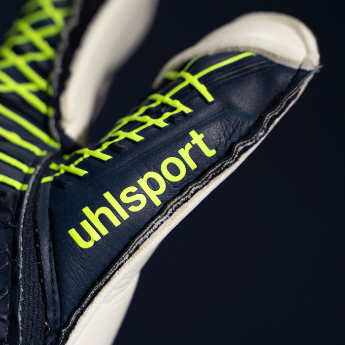 Uhlsport Prediction Soft Pro Junior Goalkeeper Gloves navy/fluo yellow