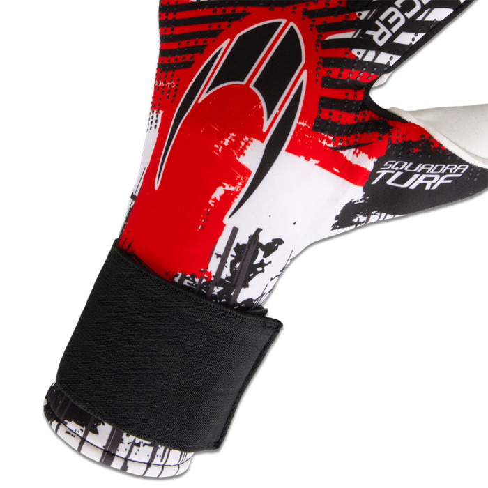 HO Soccer Squadra Turf Negative ENGLAND Goalkeeper Gloves White/Red