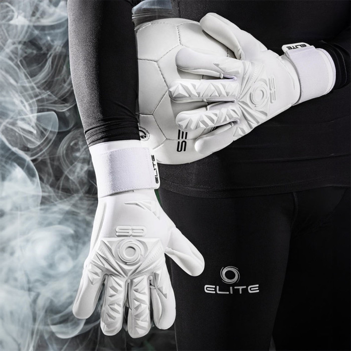  EL4NEOW Elite NEO REVOLUTION II WHITE Goalkeeper Gloves White 