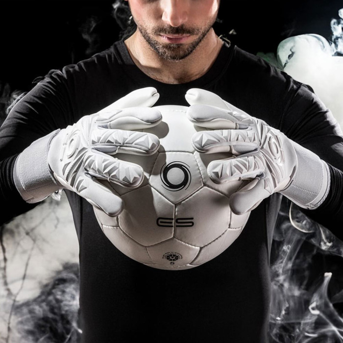  EL4NEOW Elite NEO REVOLUTION II WHITE Goalkeeper Gloves White 