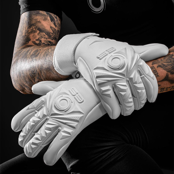 EL4NEOWJ Elite NEO REVOLUTION II WHITE Junior Goalkeeper Gloves White 