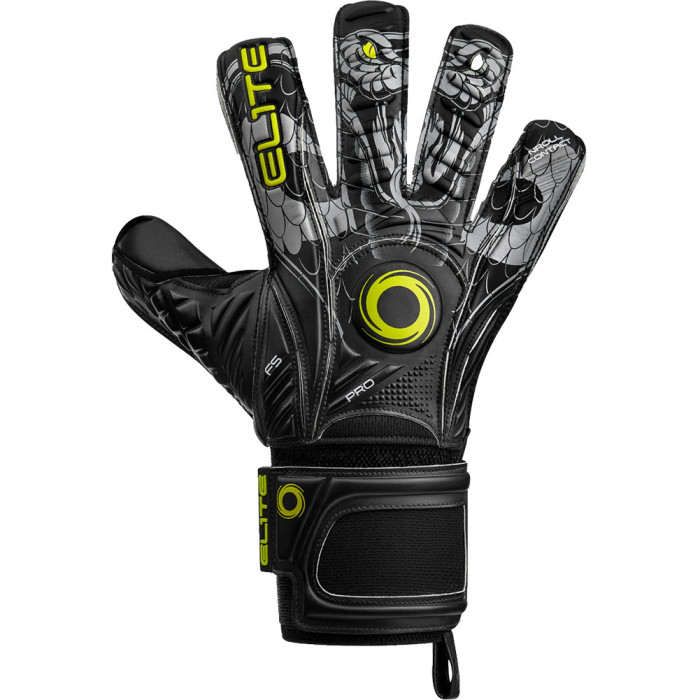  EL4VIB Elite VIBORA PROTECTION Goalkeeper Gloves Black 