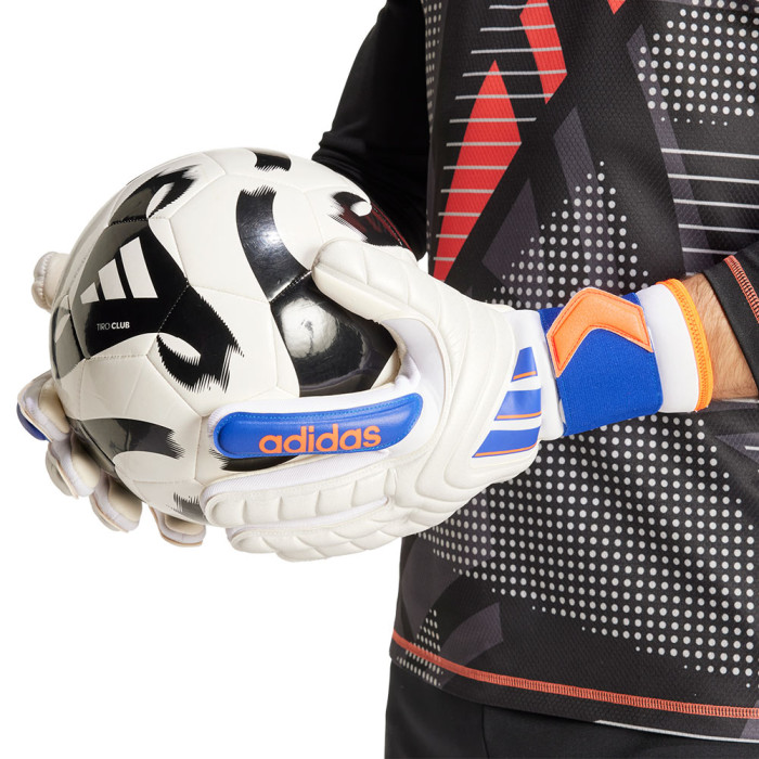  IX3837J adidas Copa GL Pro Promo Junior Goalkeeper Gloves White/Blue/