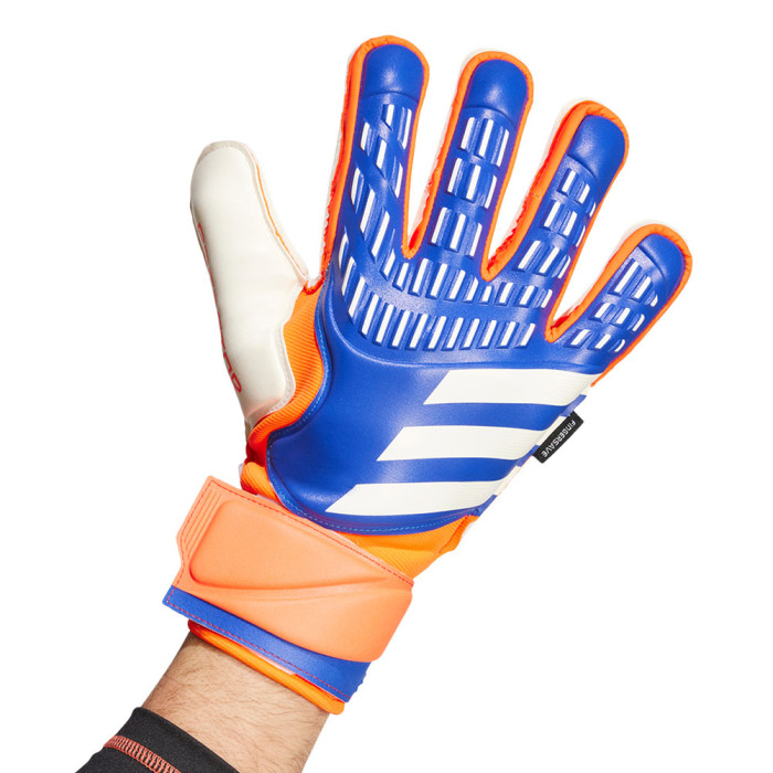 adidas Predator Match Fingersave EURO 2024 Lucid Blue / Solar Red