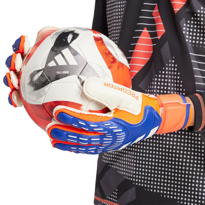 adidas Predator Match Fingersave EURO 2024 Lucid Blue / Solar Red