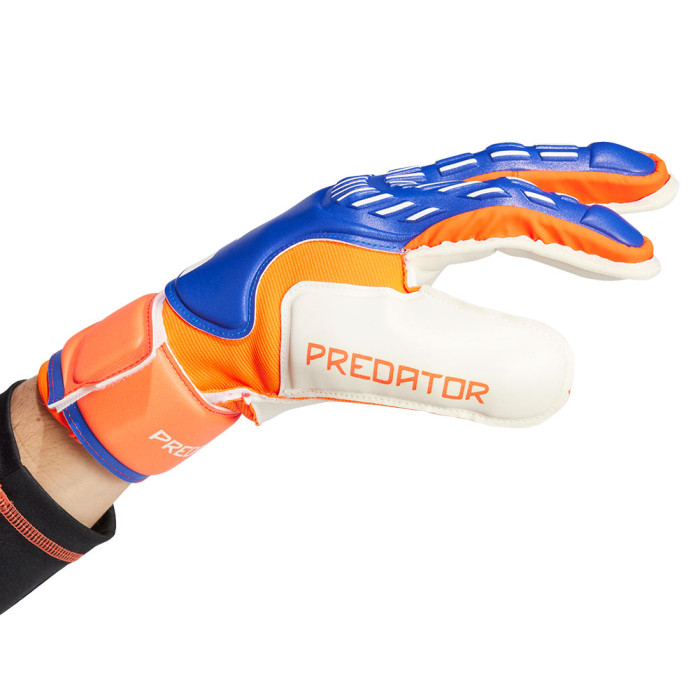 adidas Predator Match Fingersave EURO 2024 Lucid Blue / Solar Red