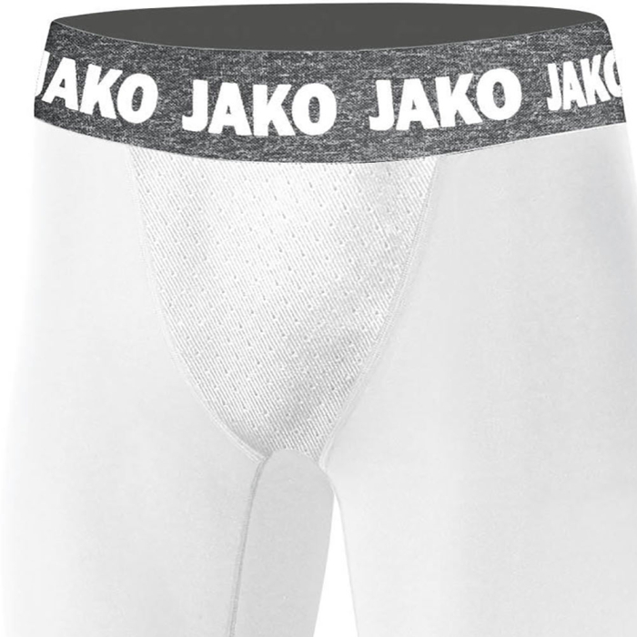  8551-00J JAKO Tight Compression Short 2.0 Junior (White) 