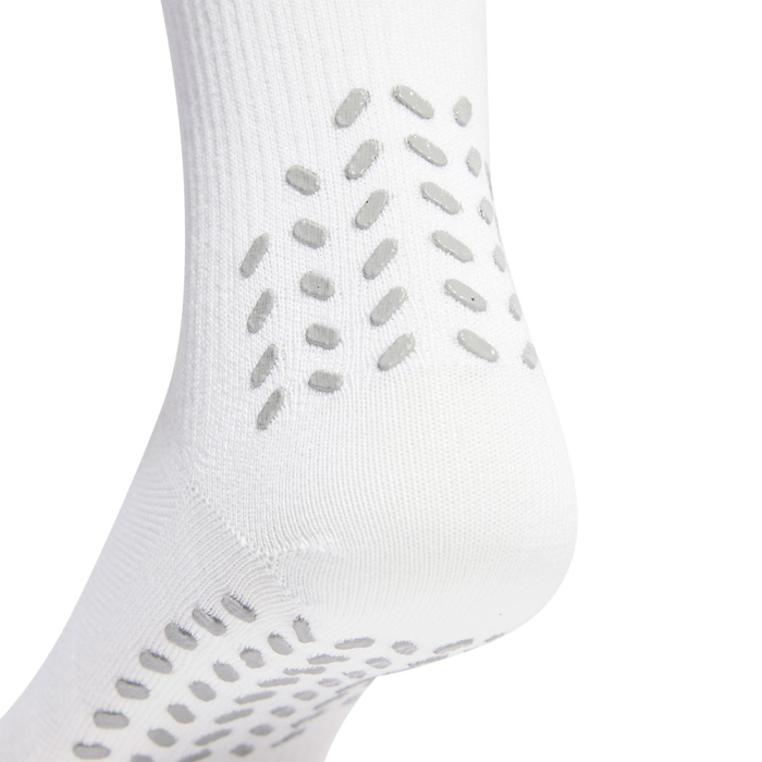  HN8837 adidas Football Crew Performance Grip Socks (White) 