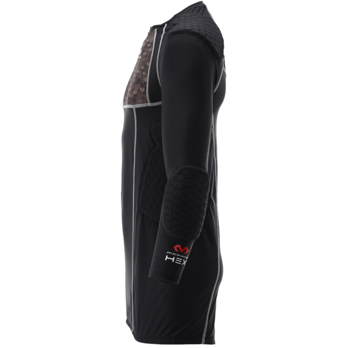  7736R McDavid Hex Extreme Guard 2.0 Goalkeeper Shirt Black 