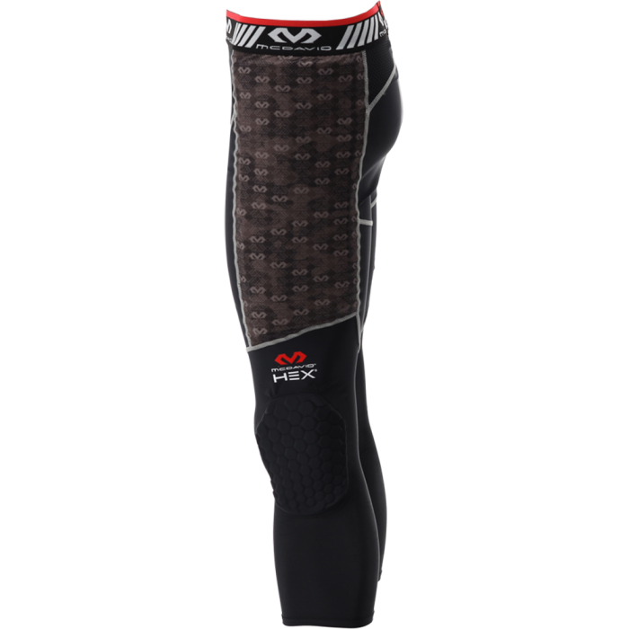  7749R McDavid Hex Extreme Guard 2.0 3/4 Goalkeeper Pant Black 