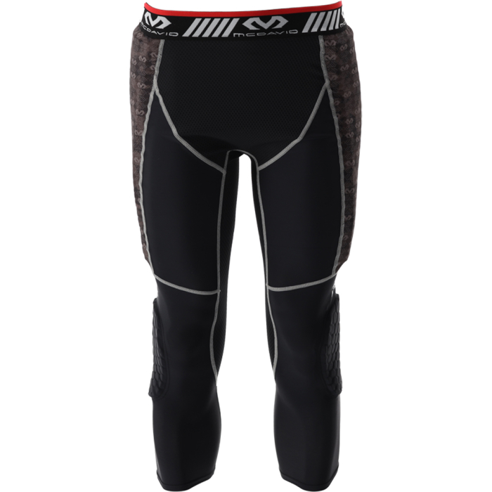  7749R McDavid Hex Extreme Guard 2.0 3/4 Goalkeeper Pant Black 