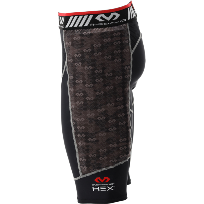  7748R McDavid Hex Extreme Guard 2.0 Goalkeeper Short Black 