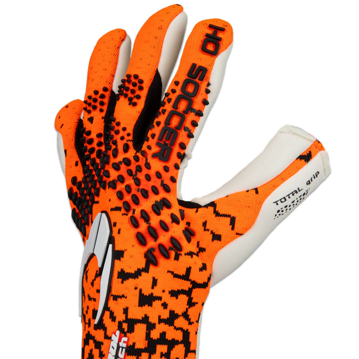  520360J HO Soccer Kontrol Knit Tech Aqua Junior Goalkeeper Gloves Ora
