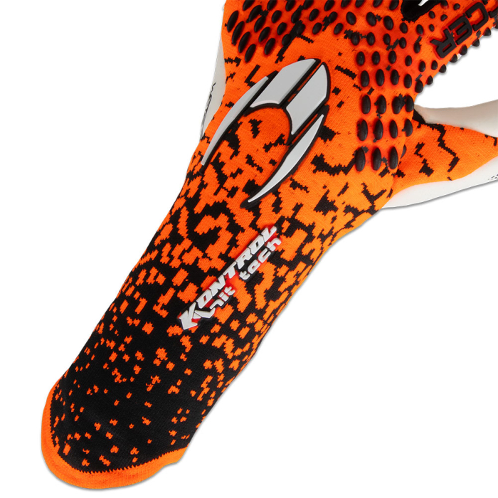  520360J HO Soccer Kontrol Knit Tech Aqua Junior Goalkeeper Gloves Ora