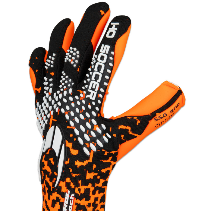  520368J HO Soccer SSG Kontrol Knit Tech Junior Goalkeeper Gloves Oran