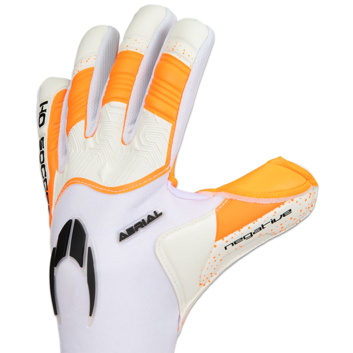  520378 HO Soccer Aerial II Negative Goalkeeper Gloves White/Orange 