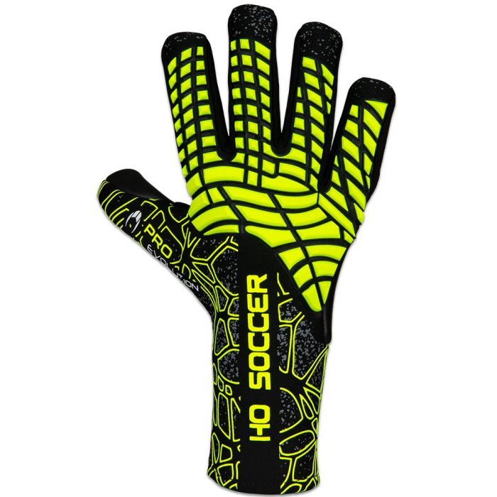  520371 HO Soccer Pro Evolution Goalkeeper Gloves Black/Lime Green 