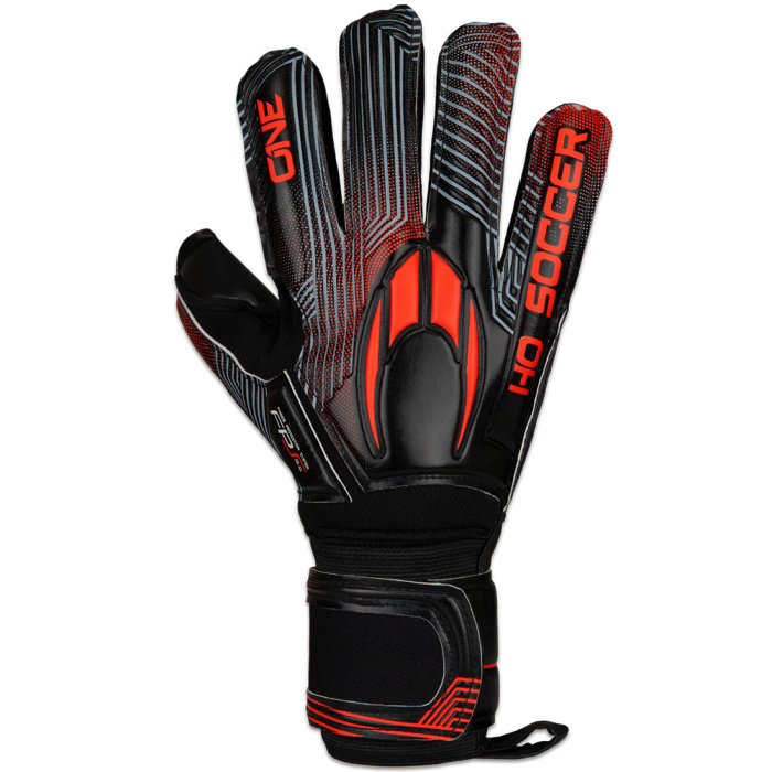  520377 HO Soccer One Protek Flat Goalkeeper Gloves Black/Red 