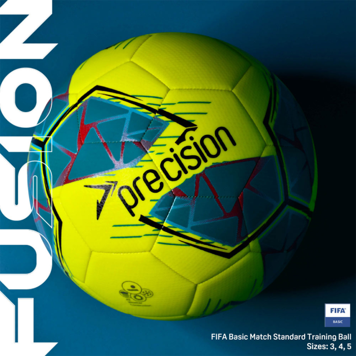  PRF266 Precision Fusion FIFA Basic Football fluo yellow/cyan 